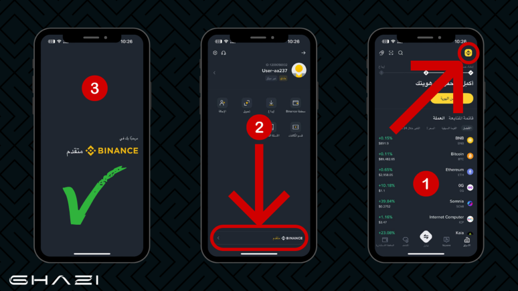 تحويل بينانس من Lite الى Pro